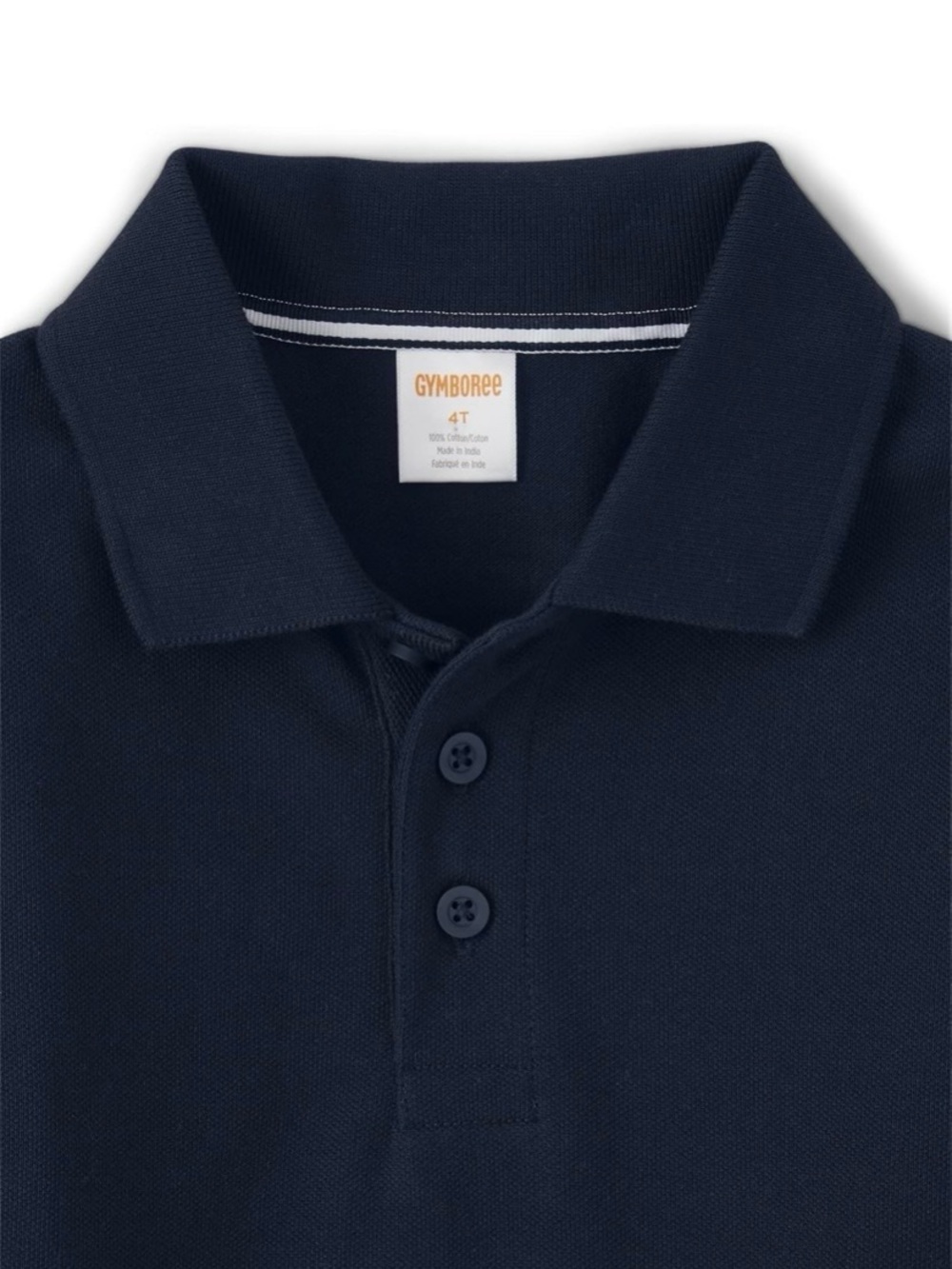 Gymboree Navy Blue Short-Sleeve Polo - Picture 4 of 10